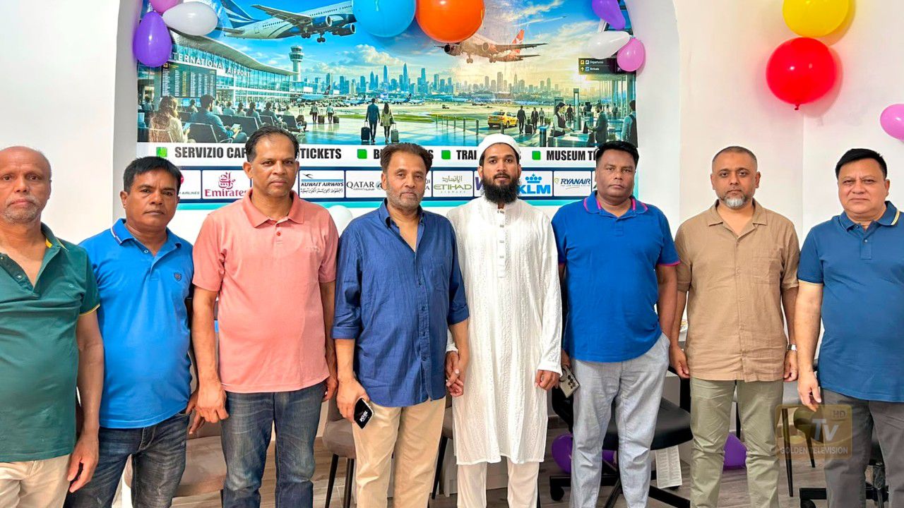 প্রবাসীদের আইনি সহায়তা, ট্রাভেল সার্ভিস ও রেমিট্যান্স সেবায় রোমে ‘গ্লোবাল ট্রাভেল অ্যান্ড ট্যুরস’ উদ্বোধন
