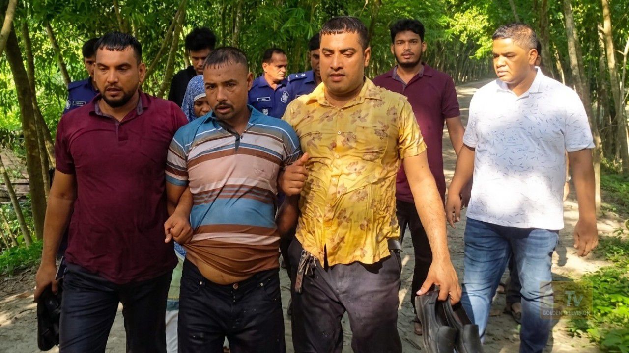 নদীতে ঝাঁপ দিয়েও শেষ রক্ষা হলো না শীর্ষ মাদক ব্যবসায়ী ইলিয়াসের অস্ত্রসহ আটক আটক