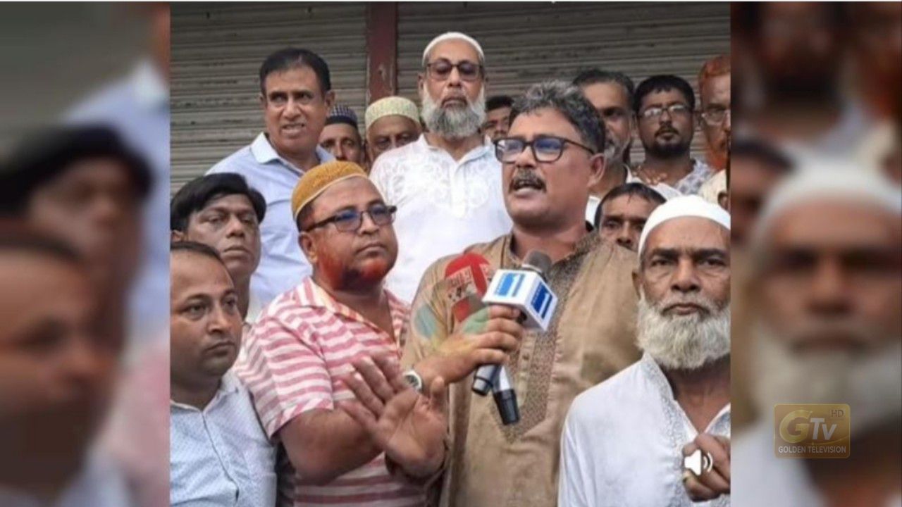 মোরেলগঞ্জ পৌর বিএনপির সাধারণ সম্পাদক আসাদুজ্জামান মিলনের নির্বাচনী  শো ডাউন 