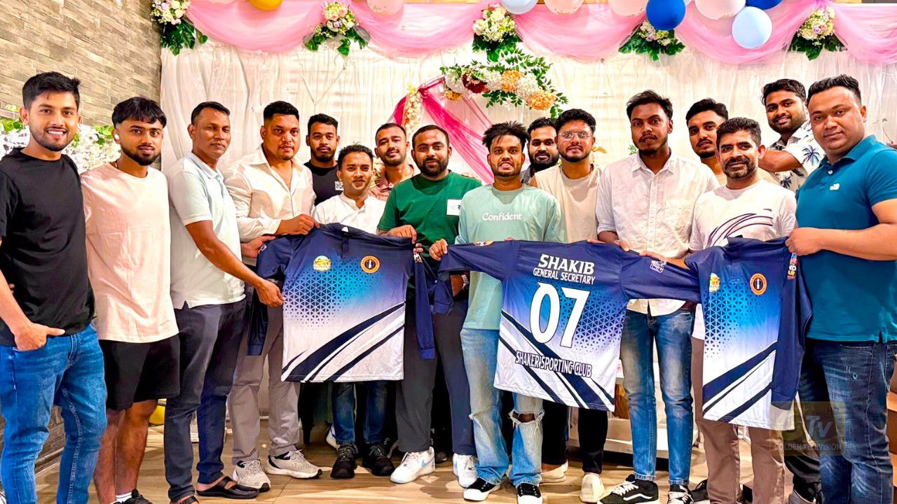 ইতালিতে সাকের স্পোর্টিং ক্লাবের জার্সি উন্মোচন, প্রবাসী তরুণদের খেলাধুলায় উৎসাহিত করার আহ্বান