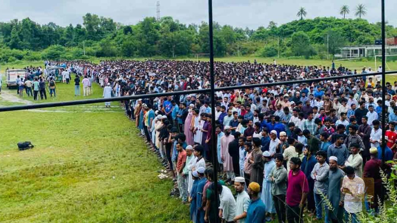 মায়ের কর্মস্থল কুবি ক্যাম্পাসে অপ্রতিমের প্রথম জানাজা অনুষ্ঠিত
