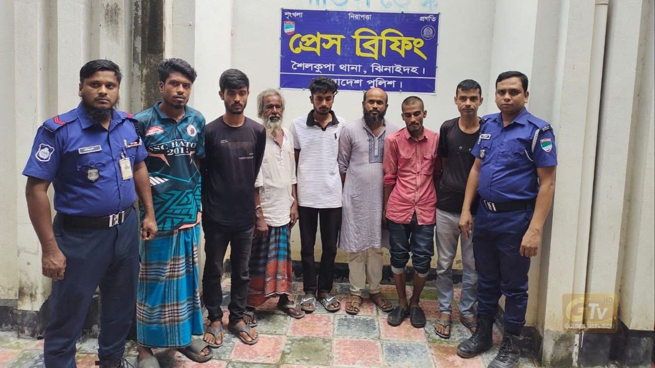 শৈলকুপায় মাদকবিরোধী অভিযানে ৭ মাদকসেবীর কারাদণ্ড
