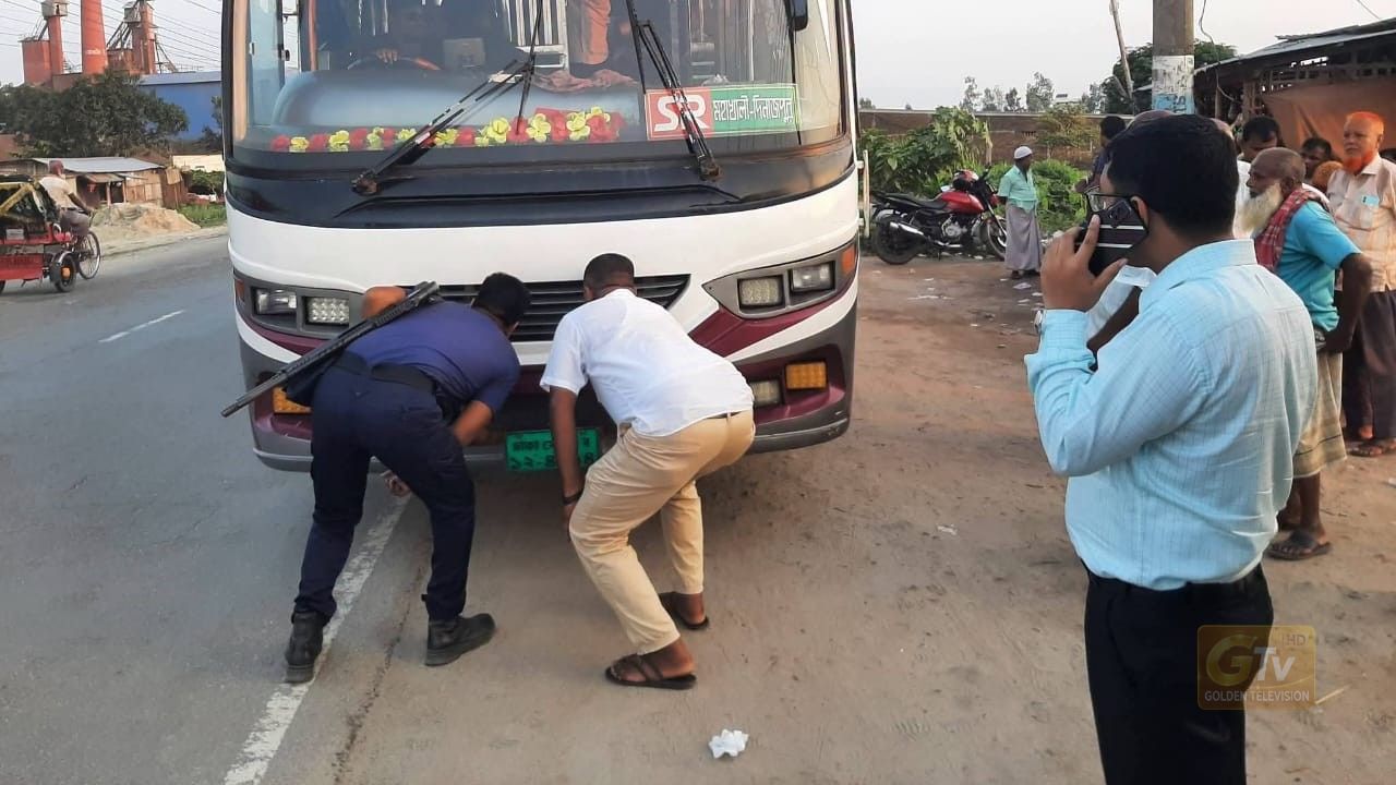 সৈয়দপুর মহাসড়কে নিষিদ্ধ হাইড্রোলিক হর্নবিরোধী মোবাইল কোর্ট