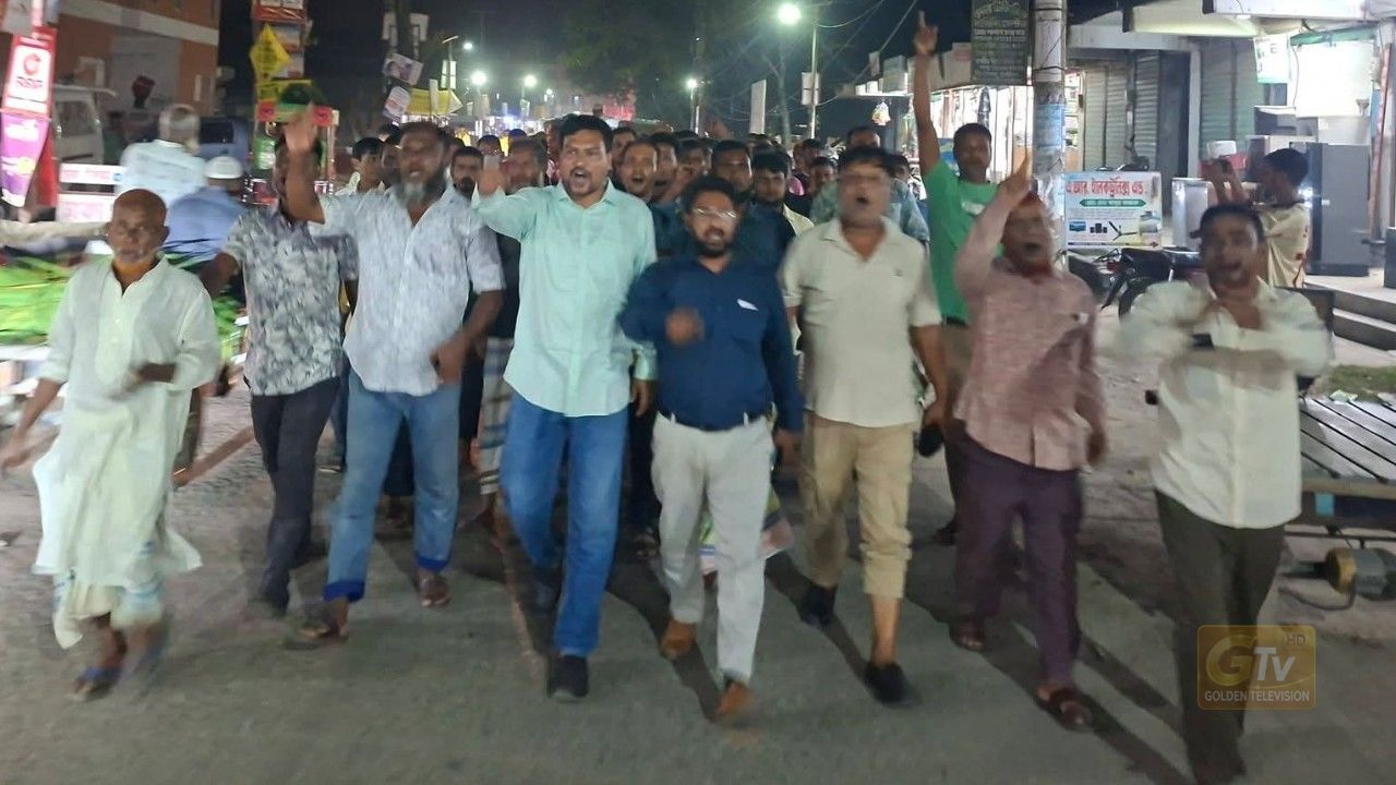 প্রধানমন্ত্রীর রংপুর আগমন উপলক্ষে কিশোরগঞ্জে বিএনপির আনন্দ মিছিল