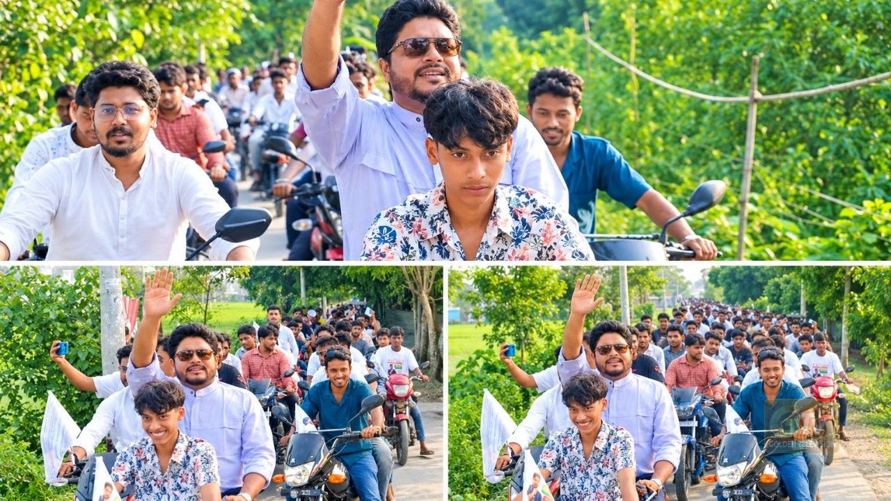 বেলকুচির ভাঙ্গাবাড়ীতে চেয়ারম্যান প্রার্থী রাকিবুল হাসান শামীমের গণসংযোগ, উঠান বৈঠক লিফলেট বিতরণ ও পথসভা অনুষ্ঠিত 